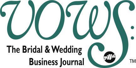 vows bridal wedding business journal logo