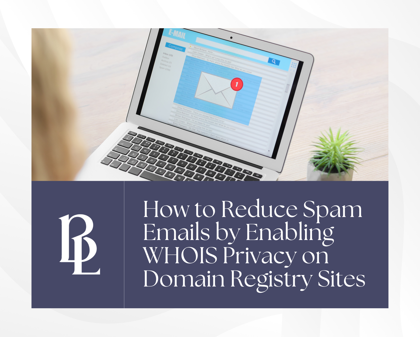 How to reduce spam emails by enabling whois privacy on Google Business Profile domain registry sites.