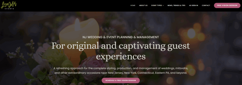 Lisa Ivler Events home page