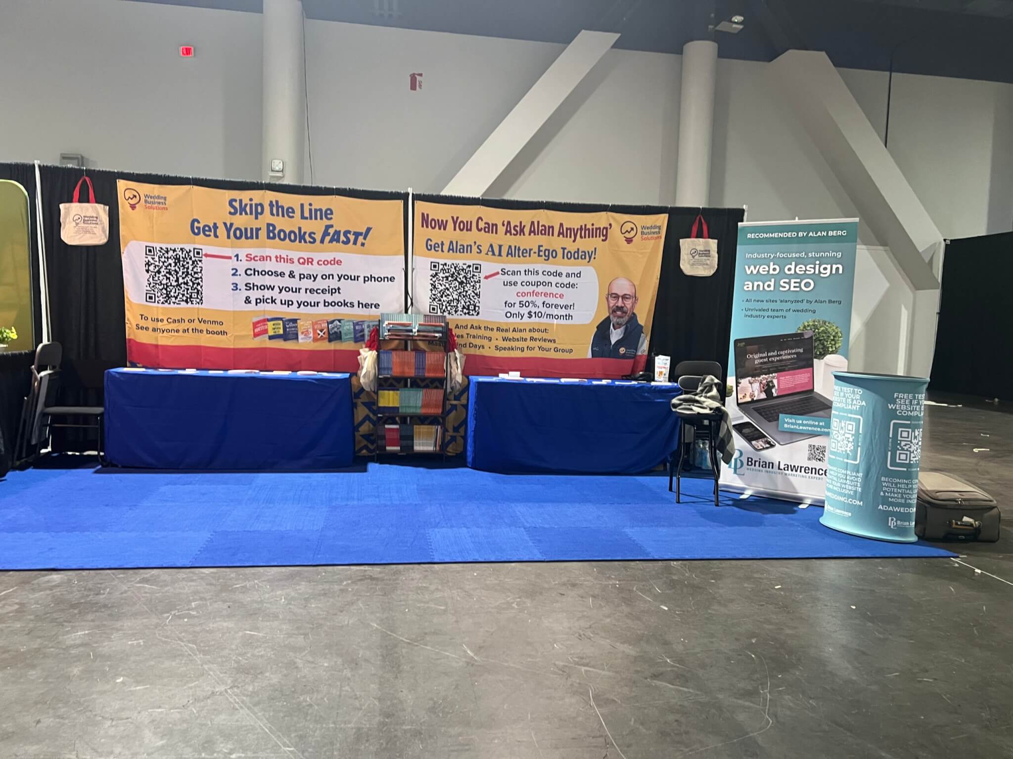 brian lawrence and alan berg booth 2025 wedding mba